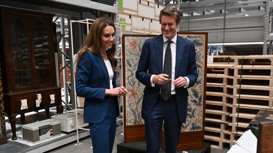 Prinzessin Kate im V&A East Storehouse am 10. Juni.