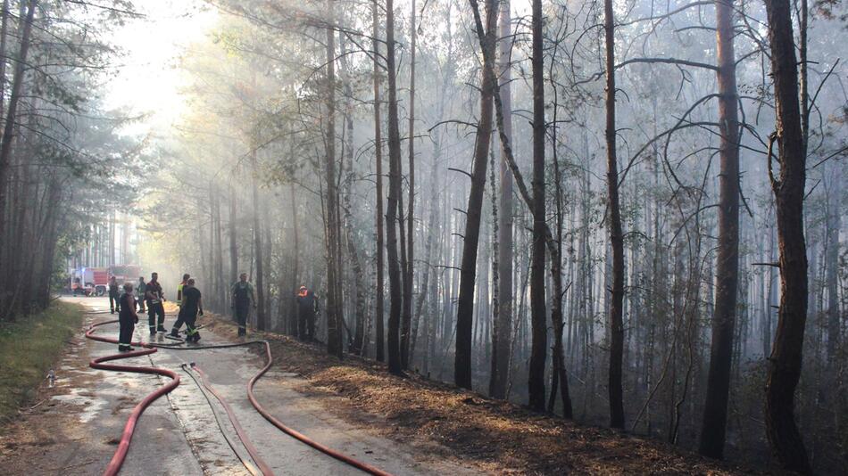 Grosser Waldbrand bei Potsdam