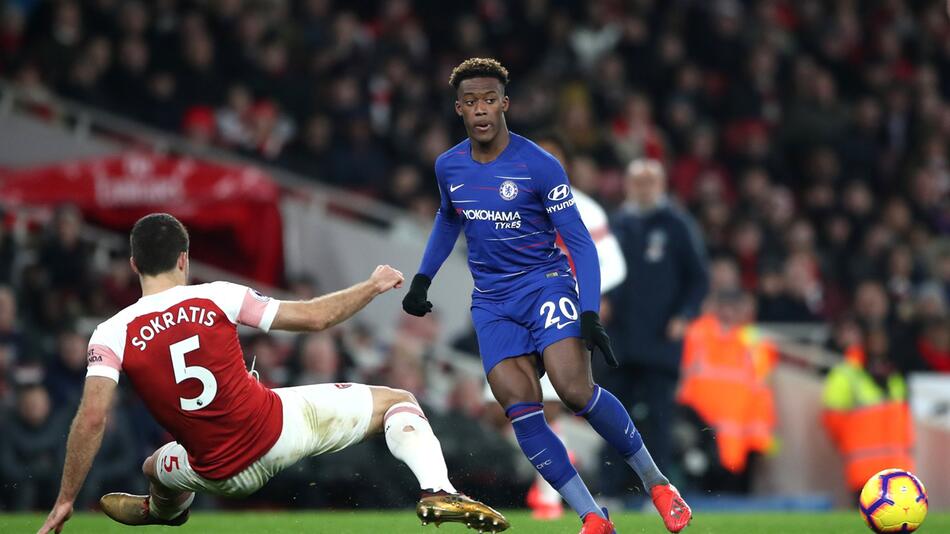 Callum Hudson-Odoi, Sokratis Papastathopoulos, FC Arsenal London, FC Chelsea London, Premier League