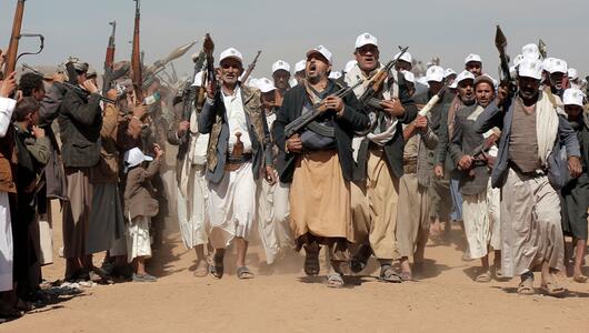 Huthi-Kämpfer im Jemen.