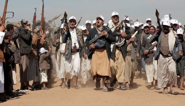 Huthi-Kämpfer im Jemen.