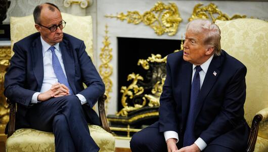 US-Präsident Trump empfängt Bundeskanzler Merz