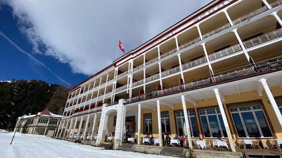 Das "Berghotel Schatzalp" in Davos