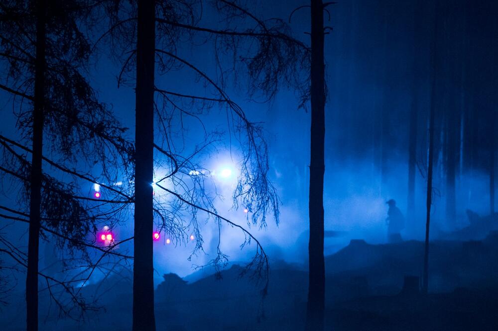 Waldbrand in Thüringen