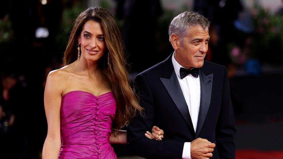 Premiere trotz Krankheit: Clooney und Amal strahlen auf dem roten Teppich